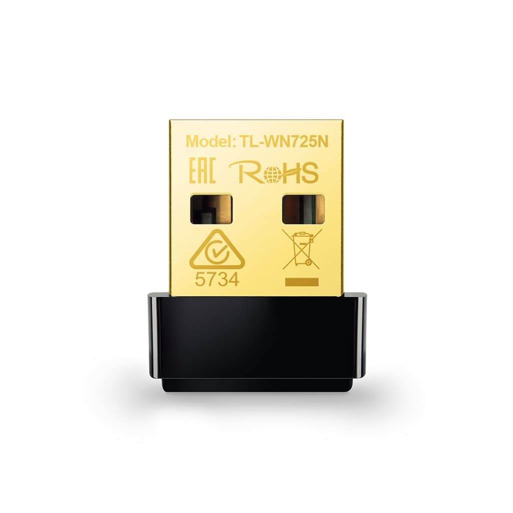 TP-LINK Adaptador USB Nano TP-LINK inalámbrico TL-WN725N, USB, 150 Mbit/s, Negro