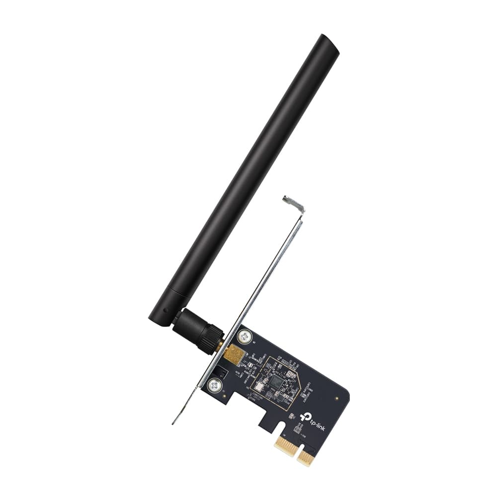 TP-LINK TARJETA DE RED PCI-E TP-LINK ARCHER T2E DE SEÑAL WIFI AC600 DE DOBLE BANDA INALÁMBRICA
