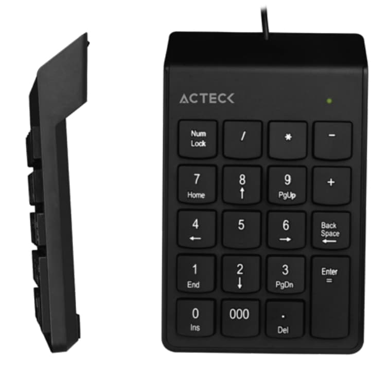 ACTECK Teclado Numérico ACTECK AC-932622, USB, Numérico, Negro, Universal