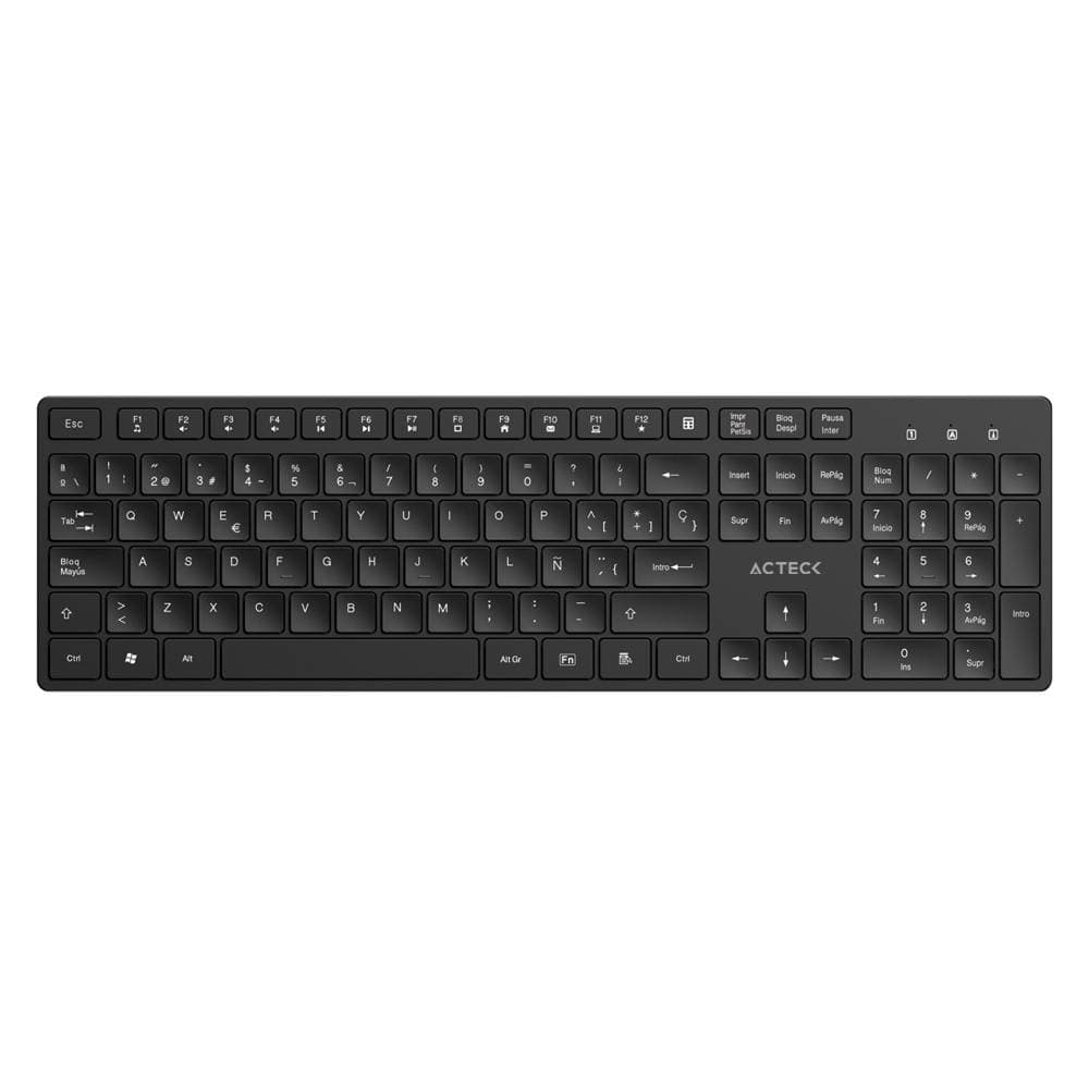 ACTECK Teclado inalámbrico Multimedia 2.4ghz VANTAGE AERO TI555 ACTECK Conectividad inalámbrica 2.4ghz
