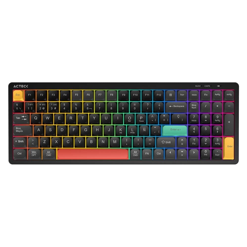 ACTECK Teclado inalámbrico 2.4ghz TECHNO CORE TI780 ACTECK Conectividad Bluetooth 5.0