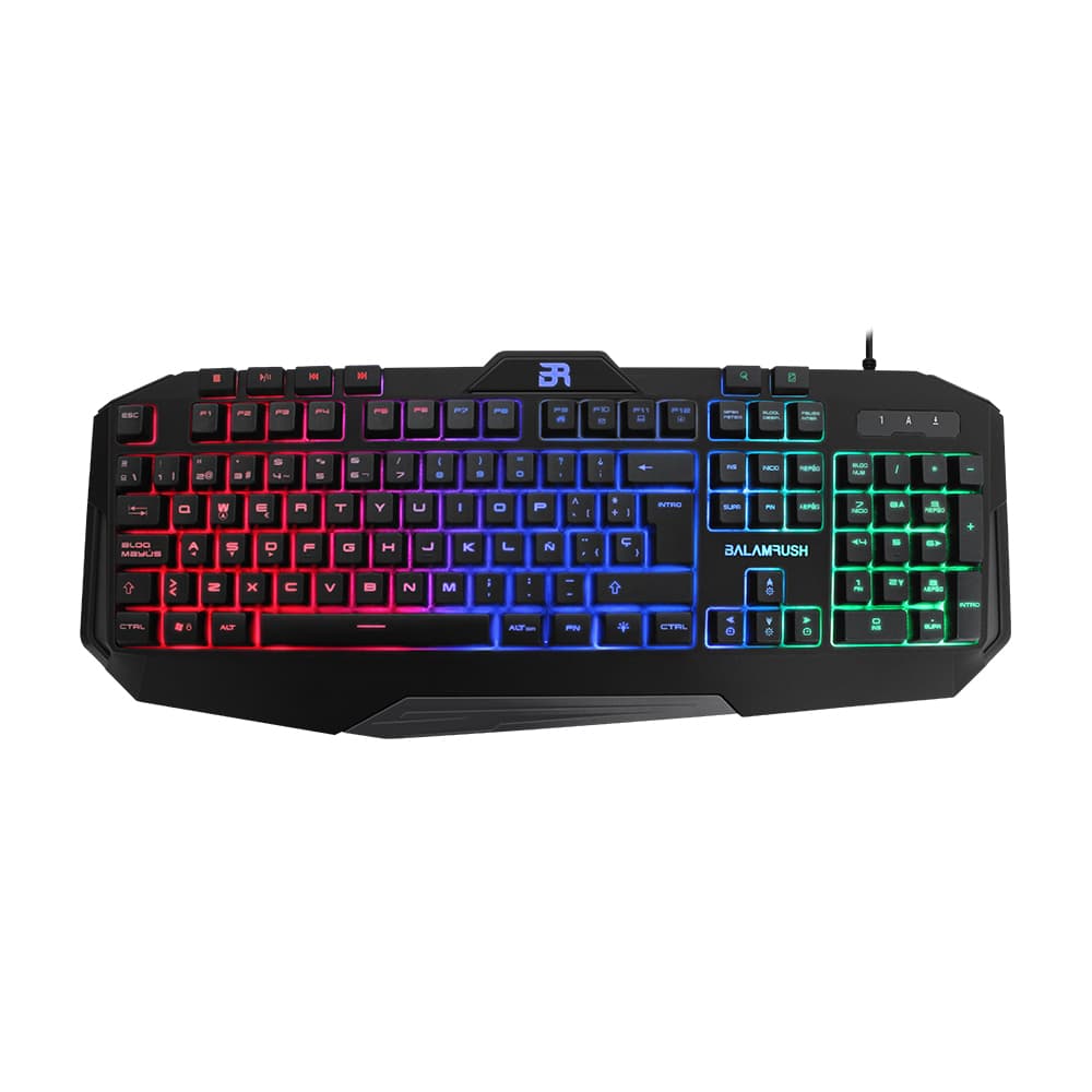 Balam Rush Teclado Gaming Gunfire Balam Rush Teclas macr Balam Rush BR-929639, USB, Negro