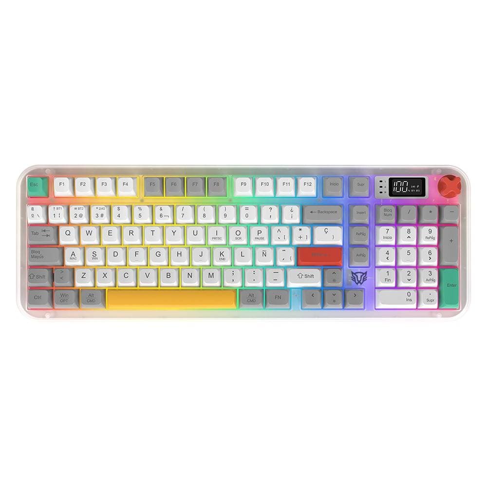 Balam Rush Teclado Gamer Inalámbrico WARSTRIKE FROST KG500FI Balam Rush Pantalla Digital