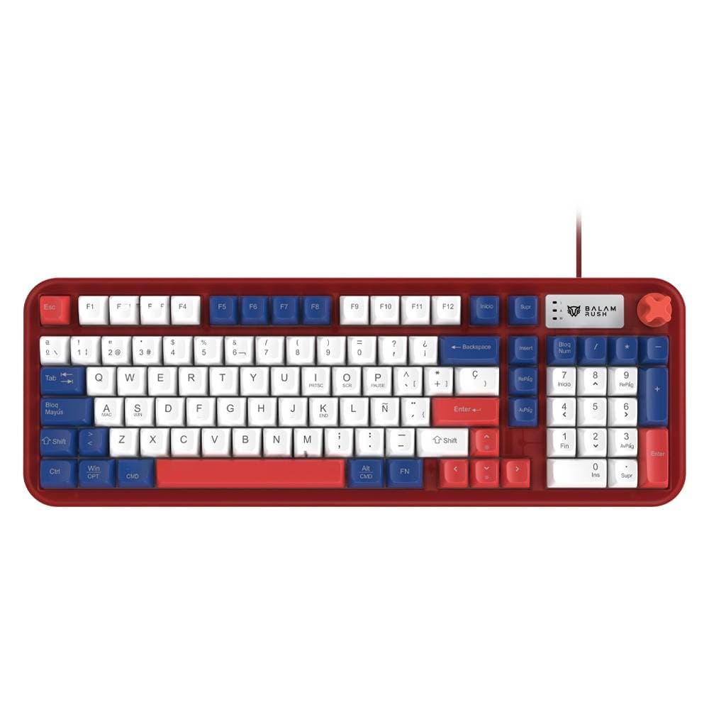 Balam Rush Teclado Gamer Alámbrico WARSTRIKE GUNDA KG500G Balam Rush