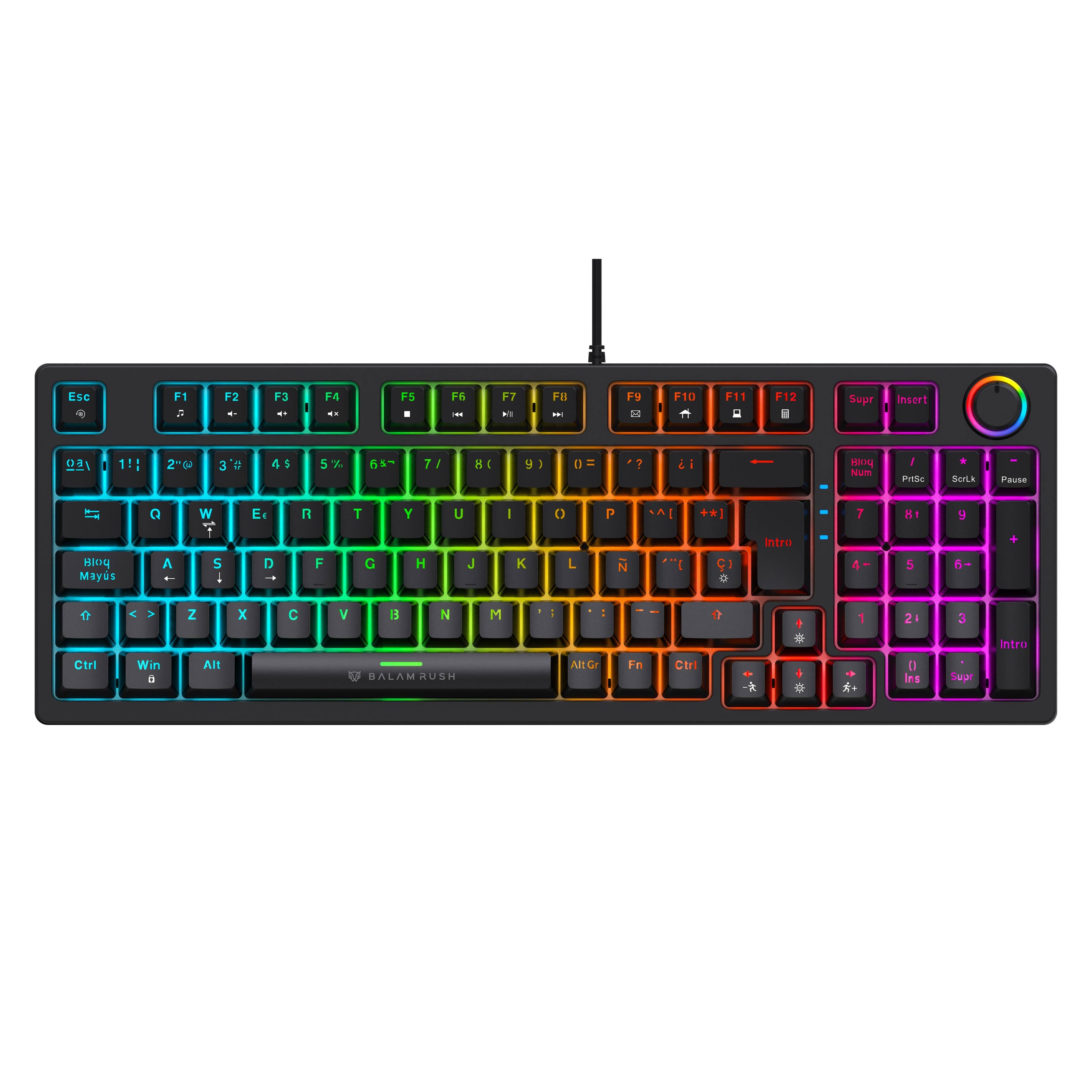 Balam Rush Teclado Gamer Alámbrico DOMINATE X PRO GK777 Balam Rush