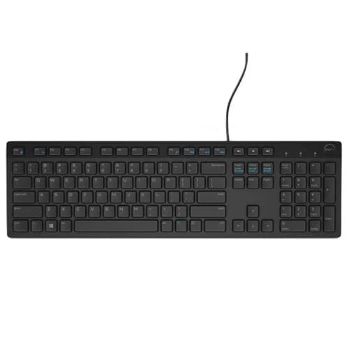 DELL Teclado DELL KB216 (Inglés), USB, Negro, PC/server, Alámbrico