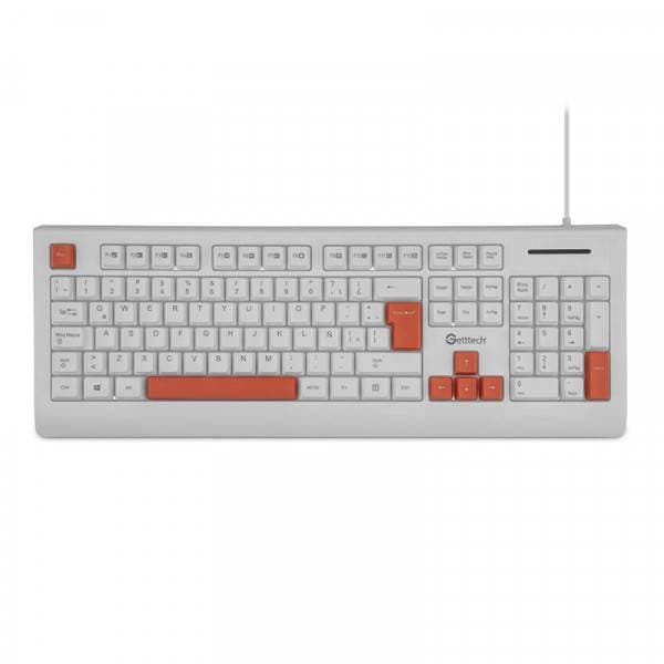 GETTTECH GETTTECH TECLADO BLANCO GGK-ESMWR-02-WH