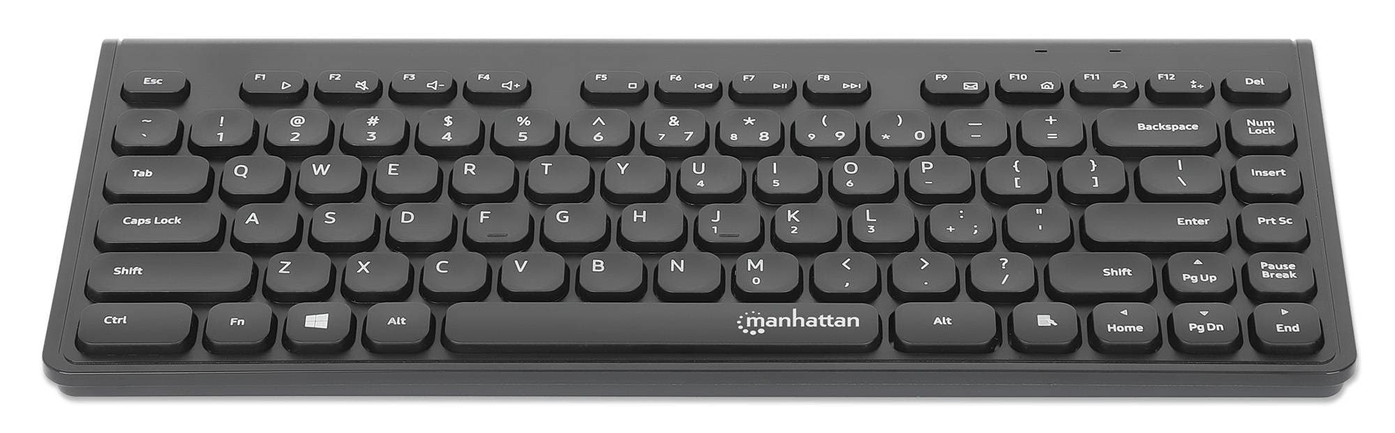 MANHATTAN 180764 Teclado Mini Inalambrico Negro