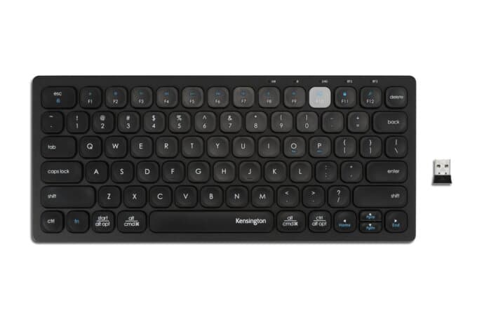 KENSINGTON Teclado KENSINGTON K75502ES, Inalámbrico, Negro