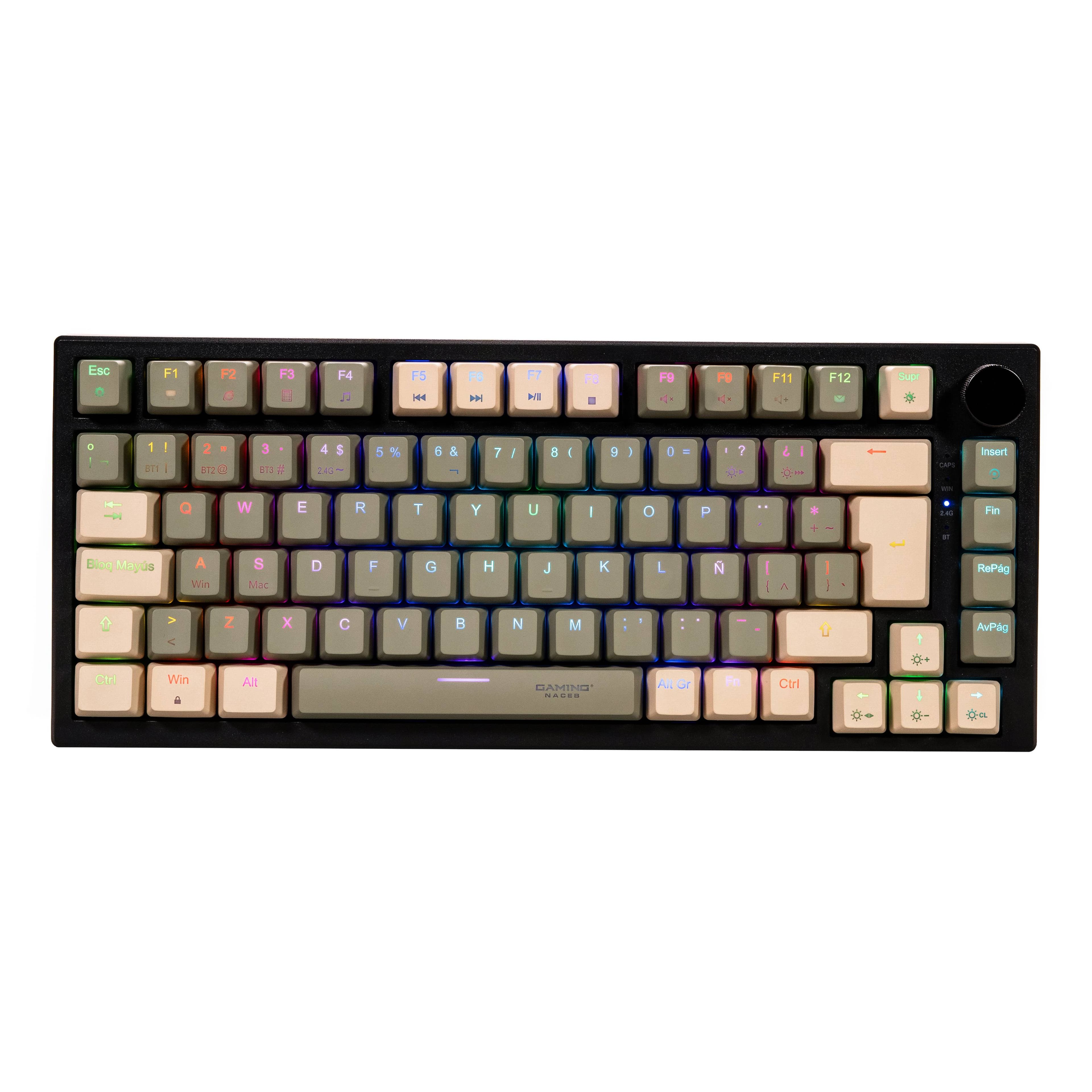 Naceb Technology TECLADO MECANICO GAMER 80% K476 NA-0969