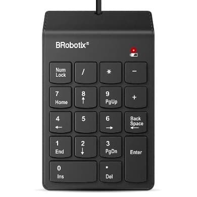 BROBOTIX TECLADO NUMÉRICO USB (963234), Brobotix