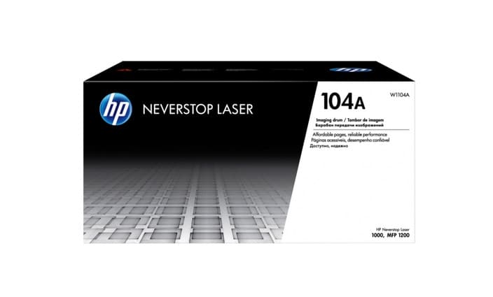 HP Tambor HP 104A, W1104A, Negro