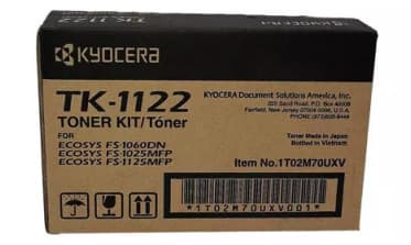 KYOCERA Tóner KYOCERA TK-1122, Negro, 3000 páginas, Negro, Kyocera