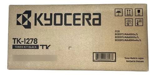 KYOCERA Tóner Negro Kyocera TK-1278K. Compatible: MA4000wifx/L y MA4000x/L