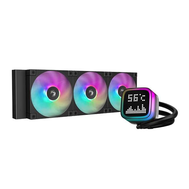 DeepCool Enfriamiento Liquido DeepCool LP360 ARGB 3x120mm, 600-2400 RPM Negro R-LP360-BKMSNC-G-1