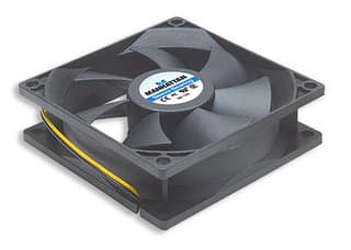 MANHATTAN 700320 Ventilador para Gabinetes / Fuentes de Poder, 80 mm, 4 pines, Rodamientos tipo Sleeve otorgan una operación confiable y silenciosa.