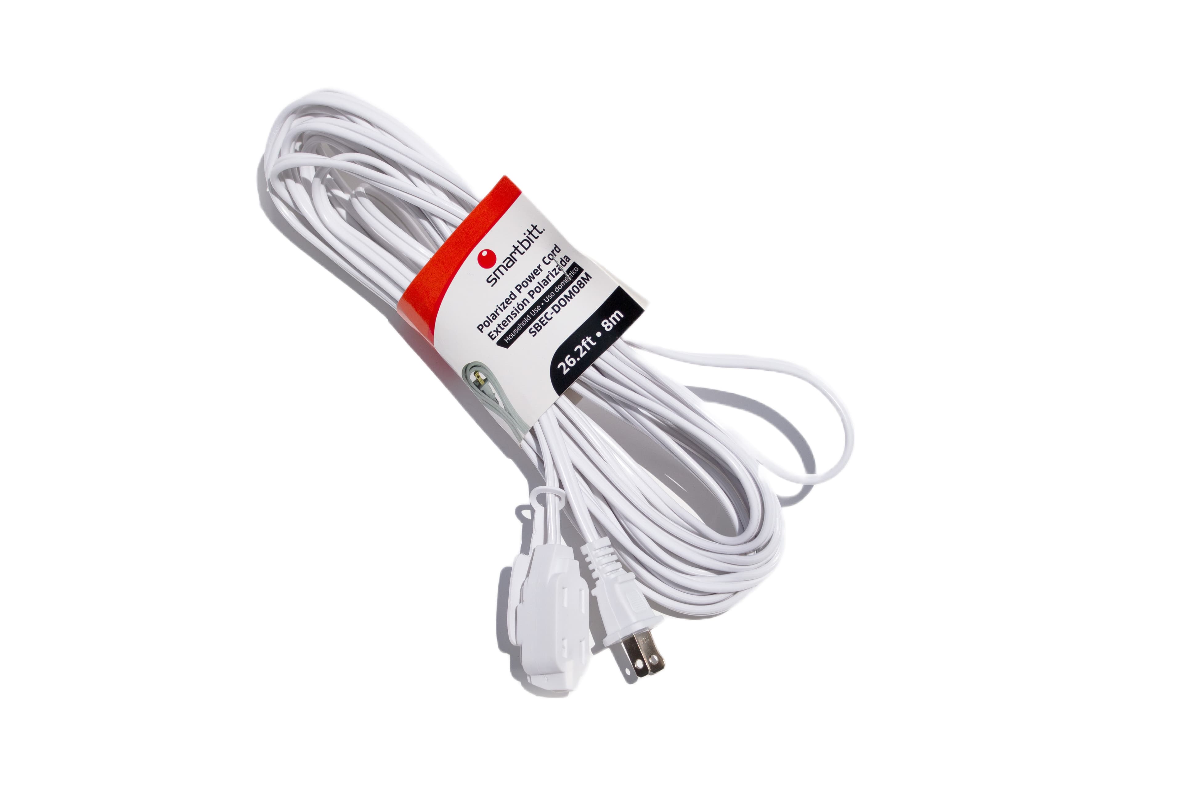 SMARTBITT Extensión Domestica SMARTBITT SBEC-DOM08M, Blanco, 3, 8 m