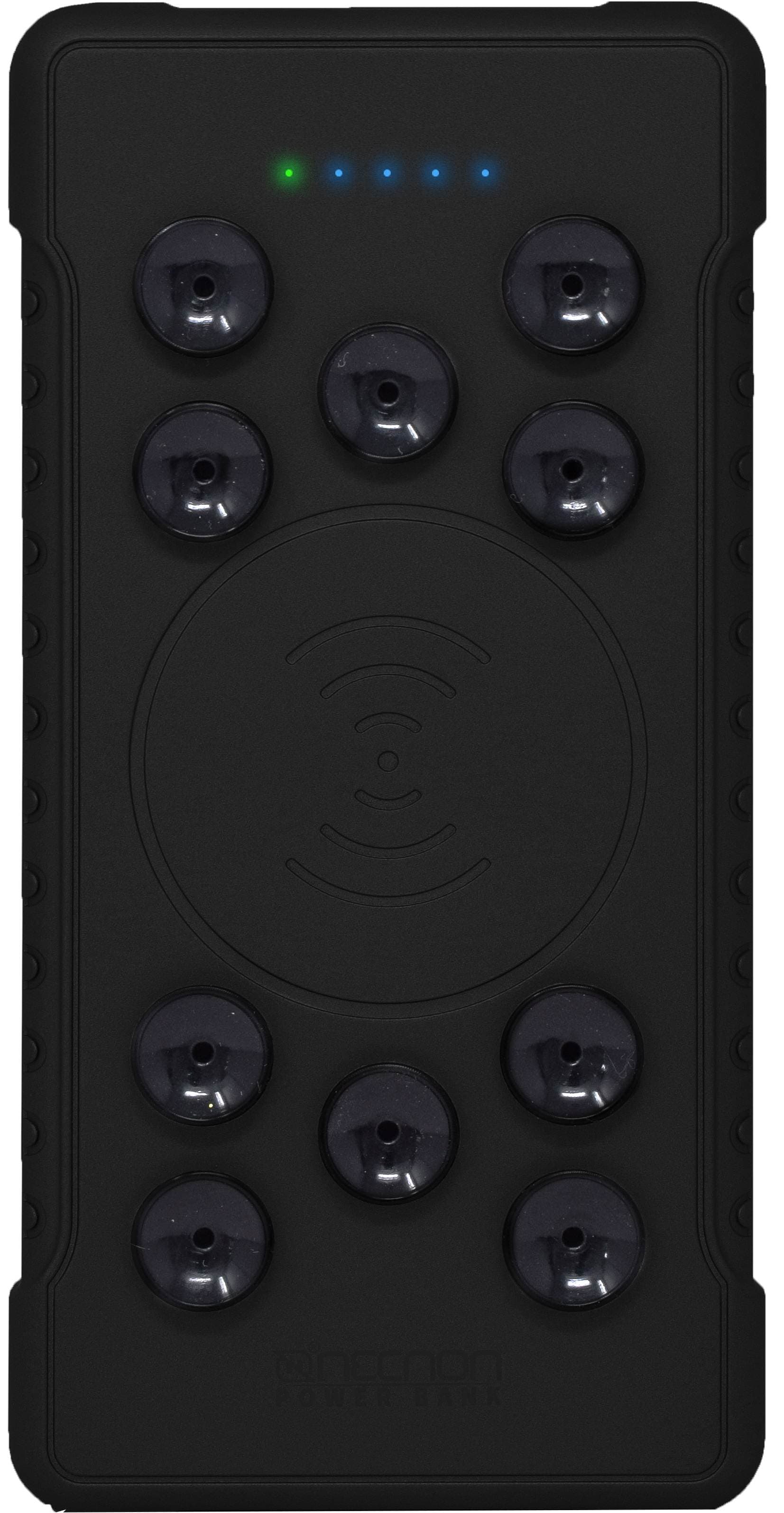 NECNON POWERBANK NPW-13QCW Necnon 13000mAh CARGA 3.0 CARGA INALAMBRICA 15W ALAMBRICA 18W MICRO USB 3.0 TIPO C 3.0 VENTOSAS NEGRO NPPB1301QW