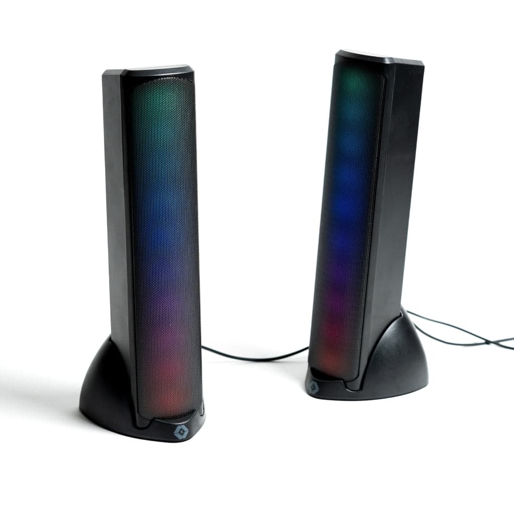 VORTRED Bocinas Inalámbricas Gamer con Luz RGB - Sonido HQ Transmisión BT Aura | VORTRED