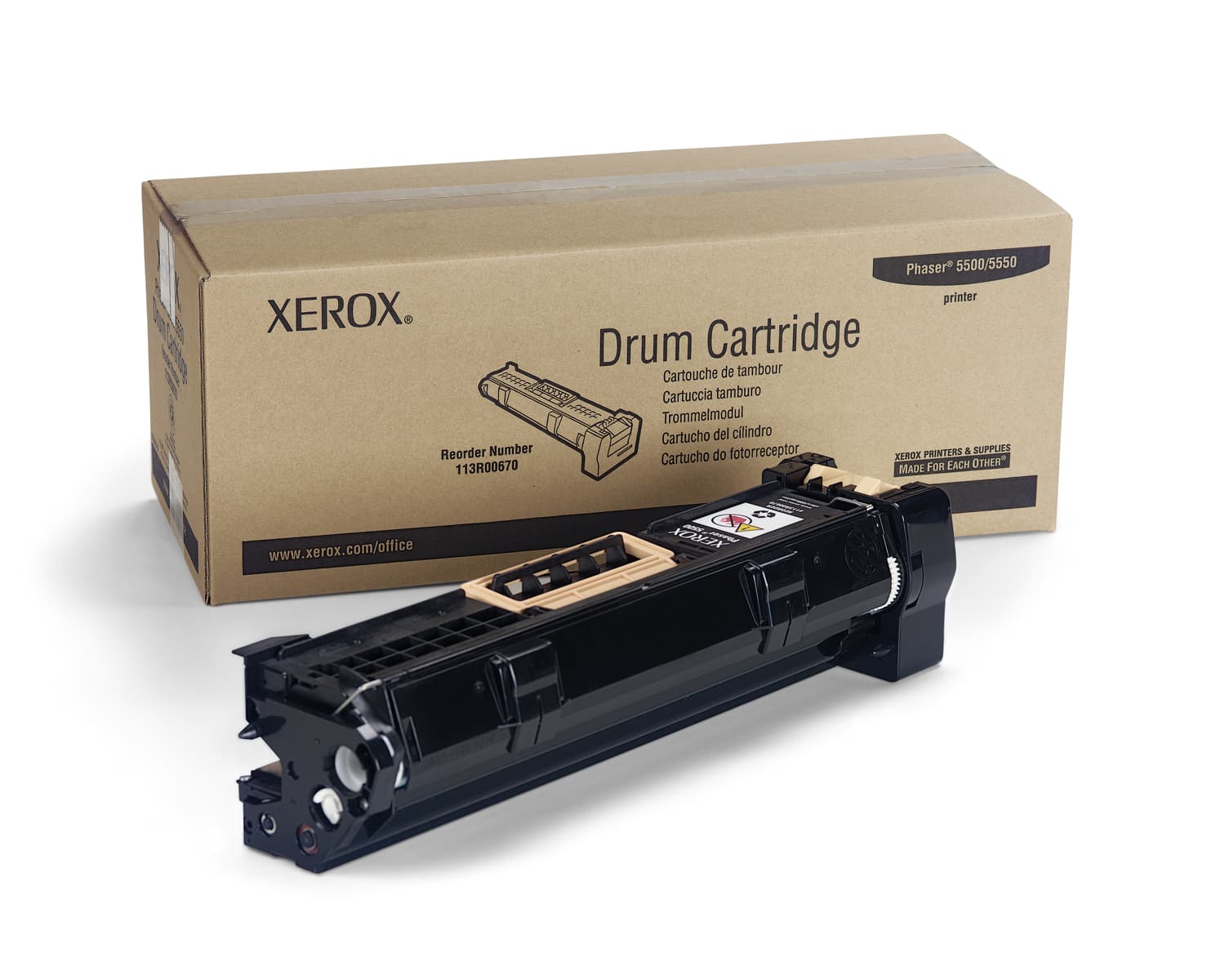 XEROX XEROX 113R00670 Tambor de Impresión. Compatible con: Phaser 5500, 5550 (60,000 págs.)