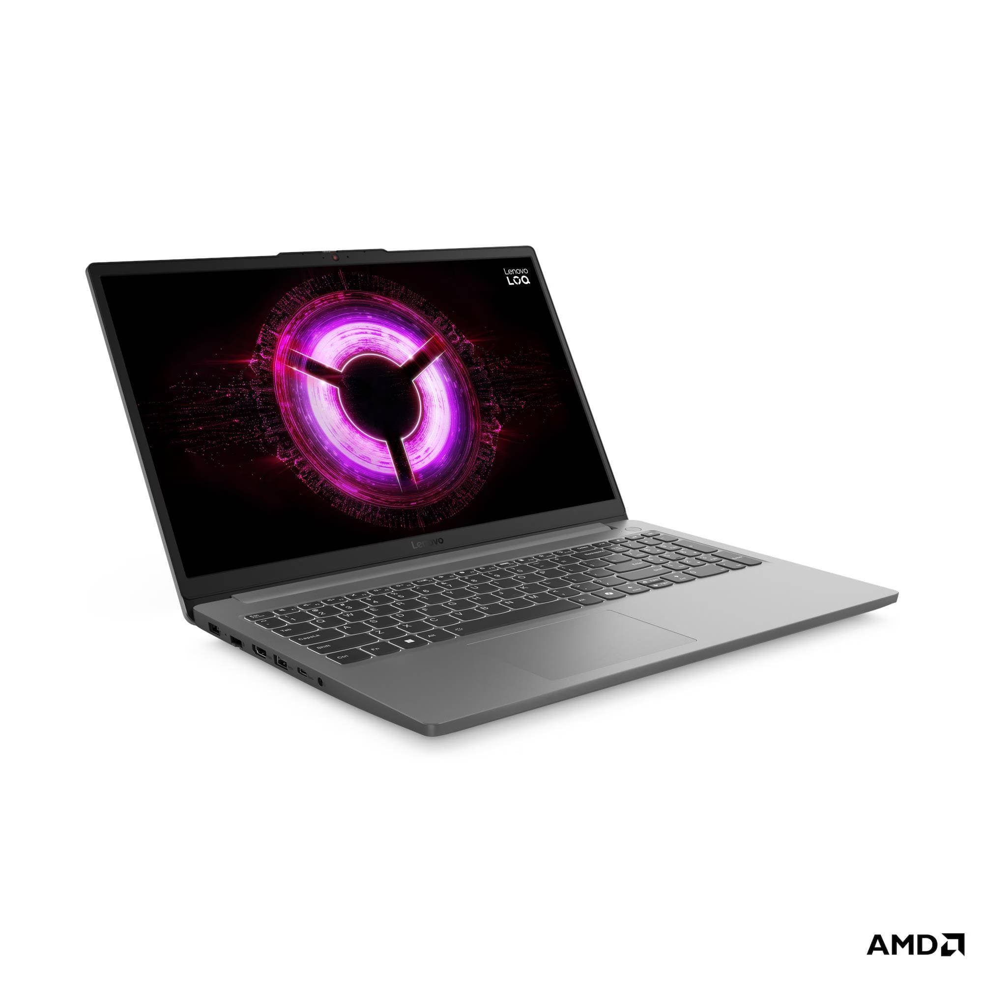 LENOVO Lenovo LOQ 15ARP10E, AMD Ryzen 7 7735HS, 16GB, 512GB SSD, NVIDIA GeForce RTX 4050 6GB GDDR6, 15.6 pulgadas FHD, teclado retroiluminado, W11H