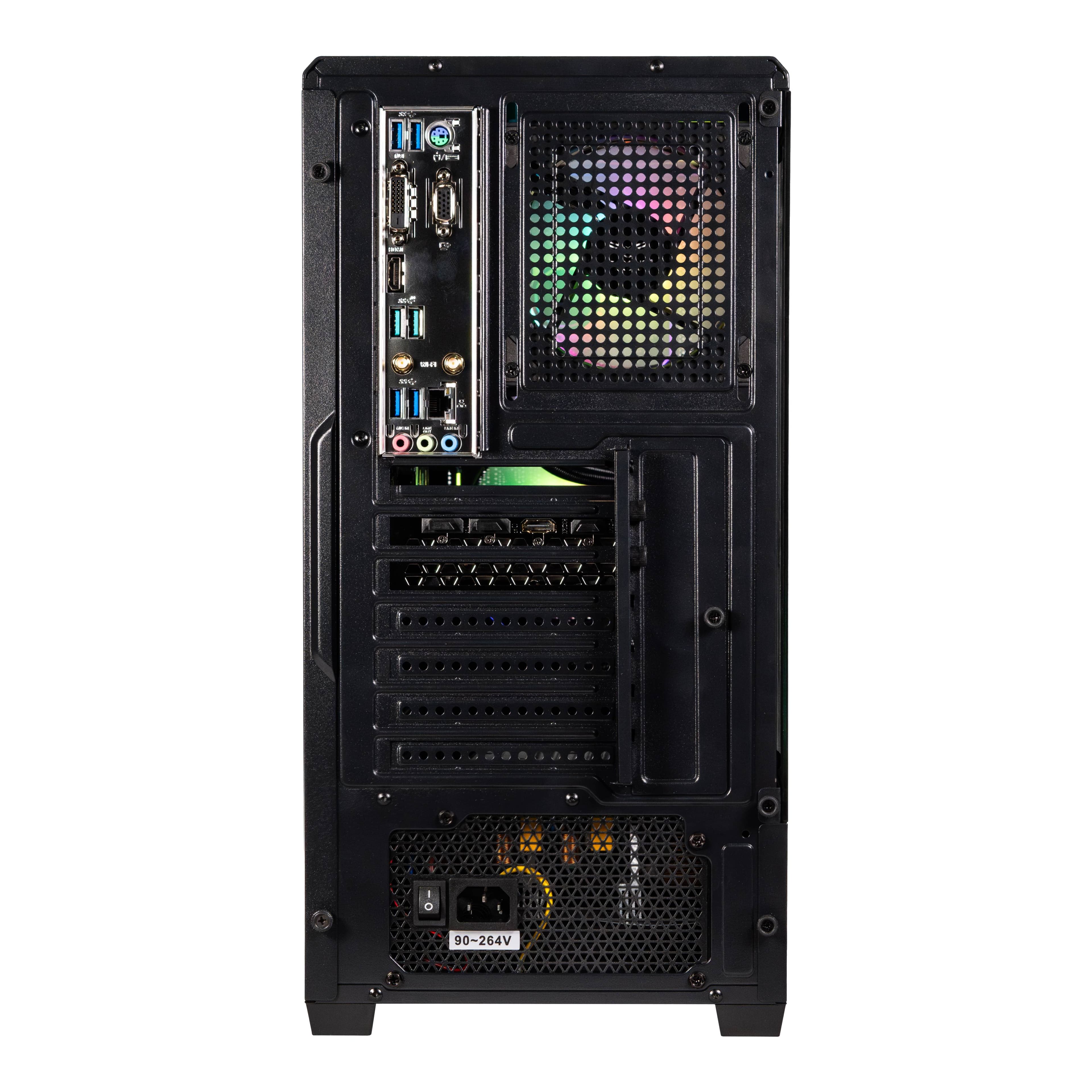 Naceb Technology Computadora Gamer NACEB AMD RYZEN 5 5500, RX 7600, 32GB, 1TB, 1000W 80+GOLD, Enfriamiento 240MM,WIFI, WIN 11 PRO PRUEBA