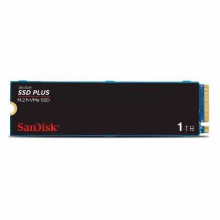SANDISK Unidad de Estado Solido SanDisk Plus NVMe, 1TB, M.2, 3200 MB/s Lectura, PCI Express 3.0