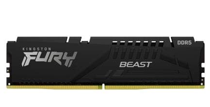 Kingston Technology MEMORIA RAM KINGSTON FURY BEAST BLACK XMP DIMM DDR5 16GB 5600MT/S CL40 1RX8 1.25V