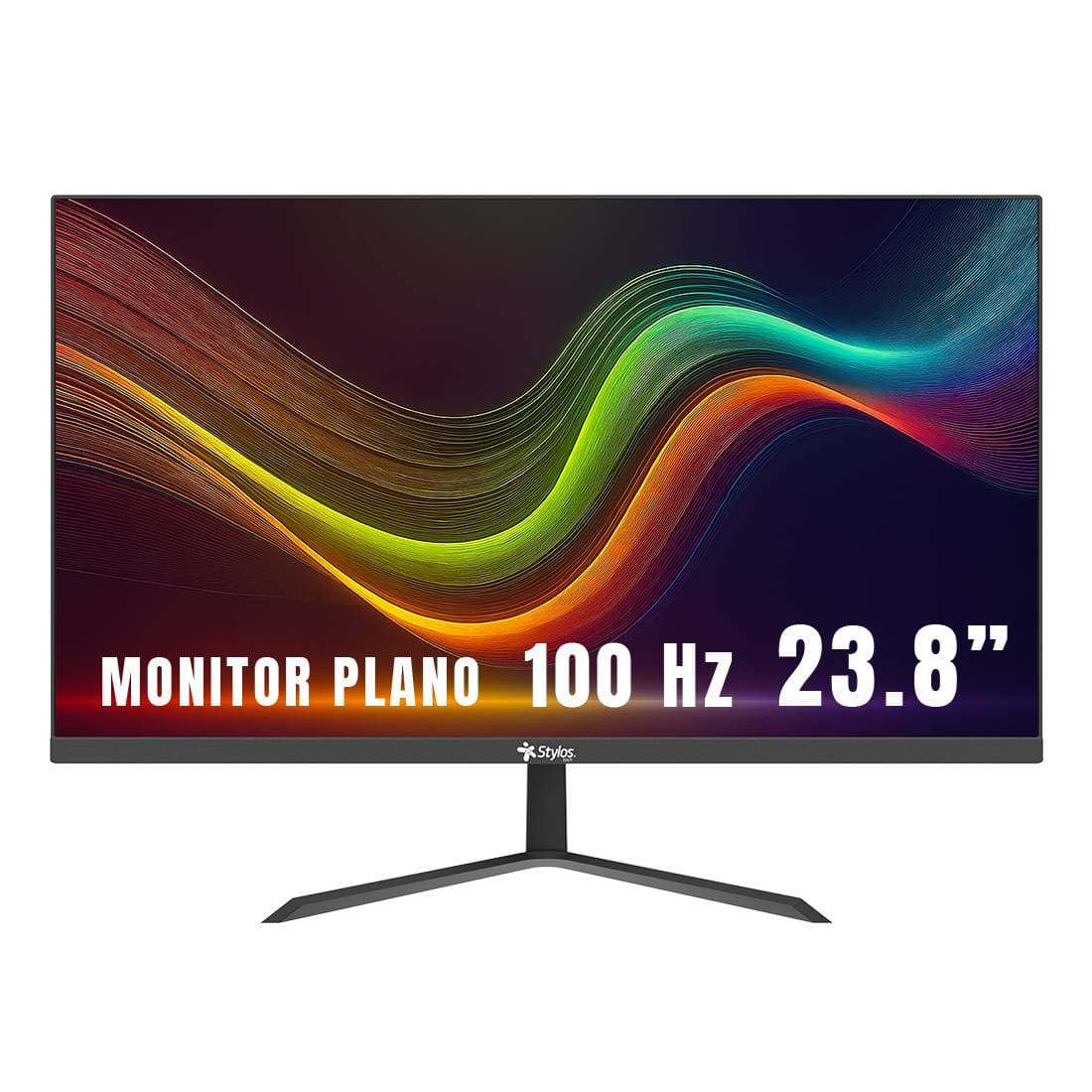 Stylos Monitor Stylos 23.8 Stylos SMOT7 Flat Panel LED HD 100Hz 5ms 1xVGA + 1xHDMI + Vesa 100x100mm Negro