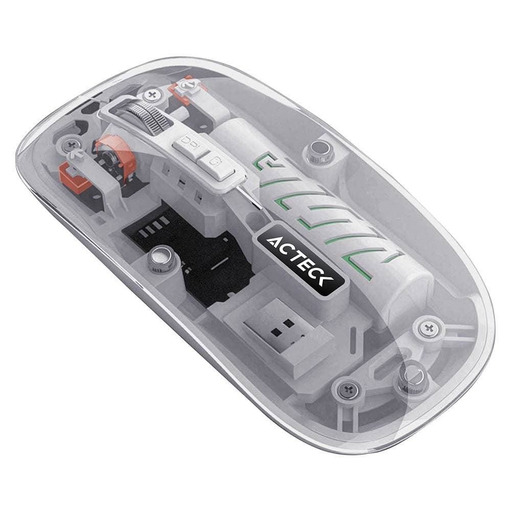 ACTECK Mouse Inalámbrico Ultra Delgado Multidispositivo Aero One MI455G