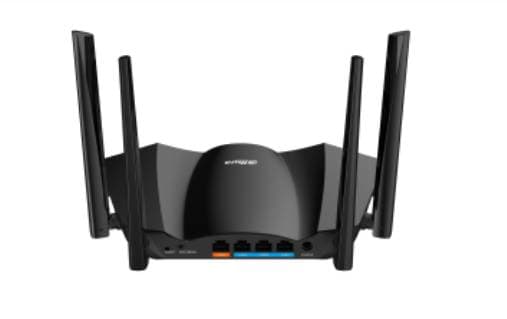 Dahua Technology Router Dahua DH-AX30 inalám, doble ban (2.4 GHz y 5 GHz)Wi-Fi 6 . 3000 Mbps (3 Gbps), 4 ante, tec. MU-MIMO , WPA3 , 4 puertos Ethernet Gigabit. NB
