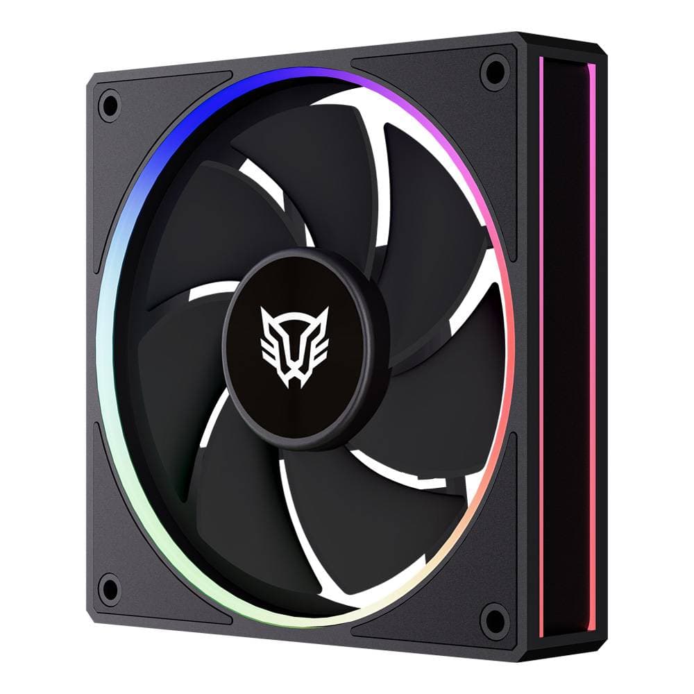 Balam Rush Ventilador de 120mm Balam Rush Eolox Bora-R EXB85R Velocidad: 600-1600 Rpm Flujo de aire: 48 CFM, Ruido: 28 dB ,7 Aspas (Inversas), Iluminacion ARGB
